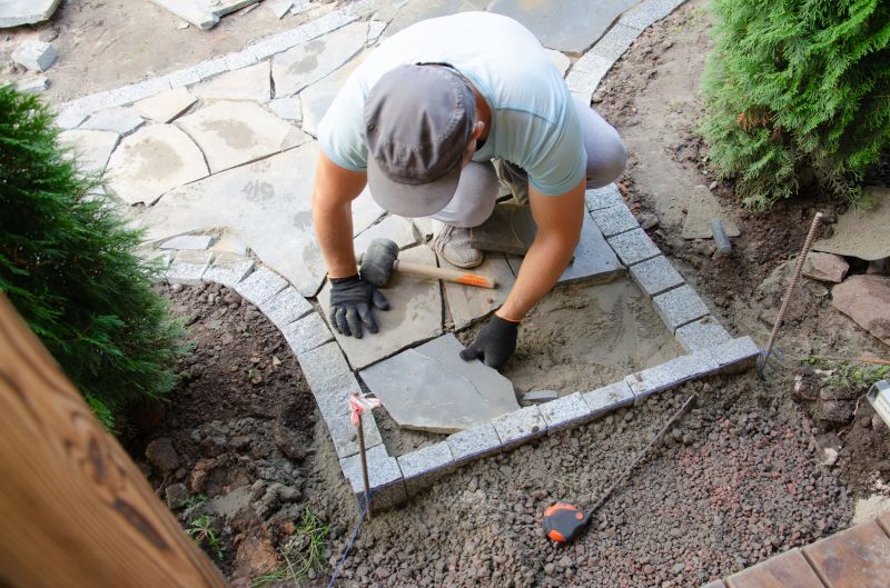 Fall Pavers Preparation