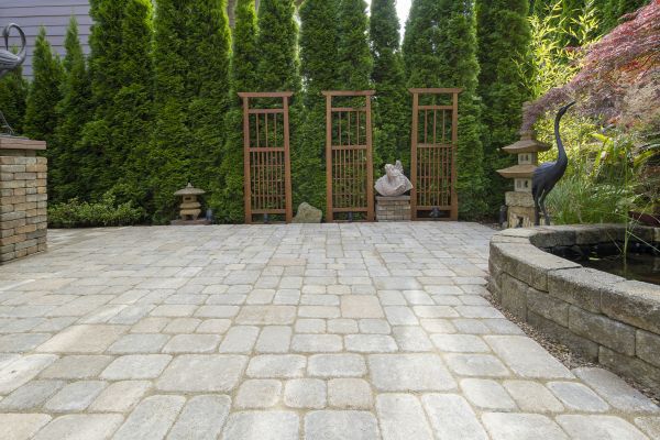Cost of Backyard Hardscape Service in Allen